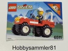 Lego 6511 System Town Bauanleitung Rescue Runabout - Feuerwehrfahrzeug
