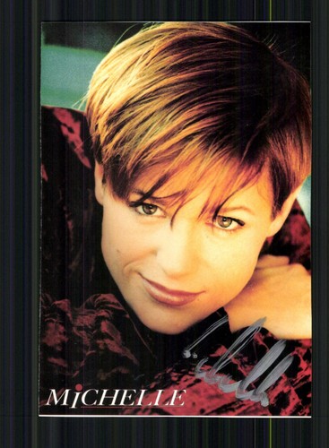 Michelle autogrammkarte - michelle,