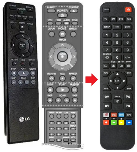 Fernbedienung passend für - , lg