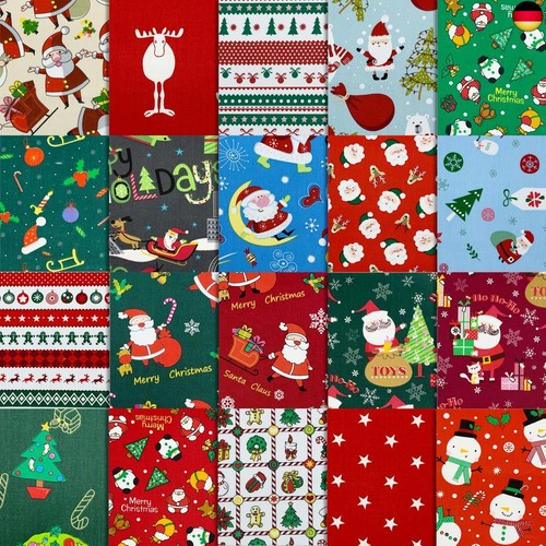 20er baumwollstoff weihnachten - 20er,