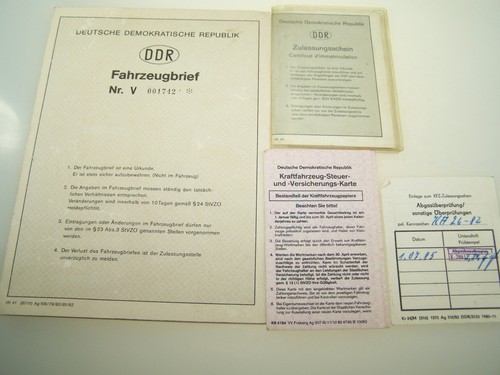 Kraftfahrzeugbrief für