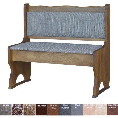 Holz bank polsterung eiche - bank,