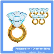 Folienballon Diamant Ring