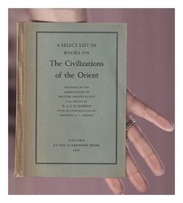 Association Of Britisch Orientalists Eine Auswahl Liste Von Bücher On The