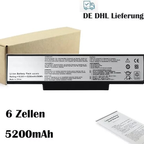 Akku für asus k72dr - akku,
