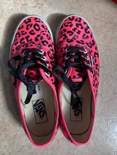 Vans Sneaker Leopardenmuster rosa-neon 38,5 - wie neu