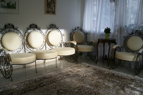 Schmiede eisen couch sessel - couch,