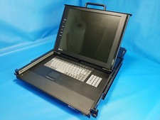 KVM Terminal Pro 17" LCD Deutsch Schublade mit Lindy KVM Switch U16 Modular
