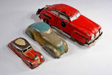 3x alte Blechautos - Pennytoy