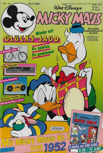 Micky maus 1988 - micky, mit