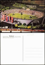 Weitnau Miniland (Modell-Eisenbahn-Schau); hier ein Fussball-Stadion 1980