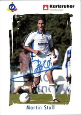 Autogrammkarte Fußballer Martin Stoll, Karlsruher SC, Autogramm - 11410010