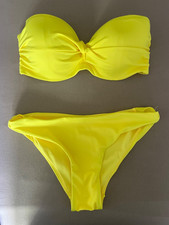 Toller H&M ?‍♀Damen ?Bandeau Bügel Bikini,Zweiteiler ,Gr. 34/36, CUP 75 C,gelb