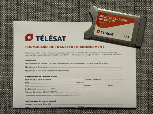 Télésat belgien cam 701 - belgien,