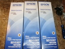 3x Original Epson Farbband