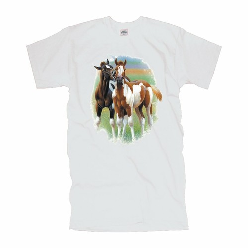 Shirt mit pferde motiv - t-shirt,