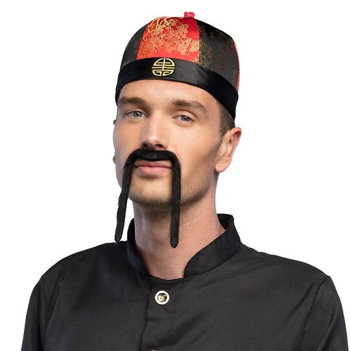 Schwarzer chinesen schnurrbart - chinesen,