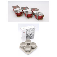 Staub Keramik Dessertschale Auflaufform 6ER & Keramik Tapas Set Dipschalen 4ER