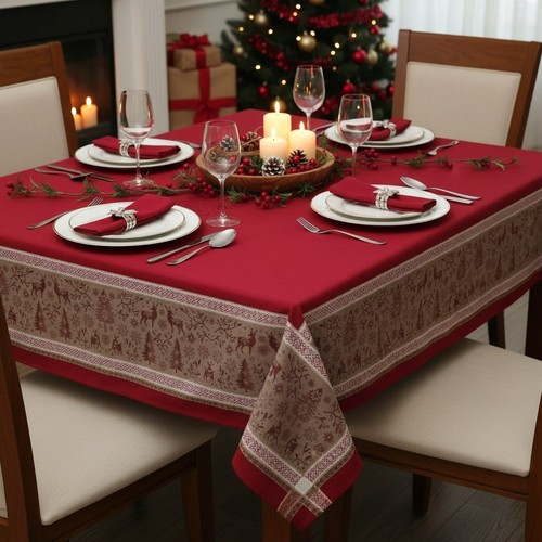 Tischdecke rot bordeaux