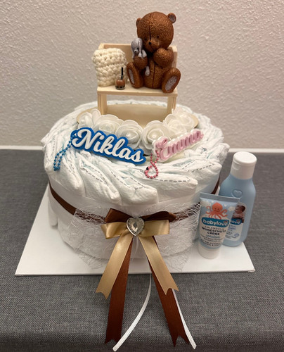 Windeltorte bärchen auf - 💙,