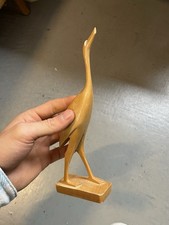 Alten Holz Storch Holzfigur Geschnitzt