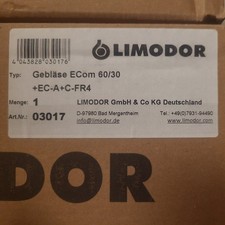 Limodor Lüfter, 03017 Gebläseeinsatz. ECom V60/30 m³/h + EC-A+C-FR4