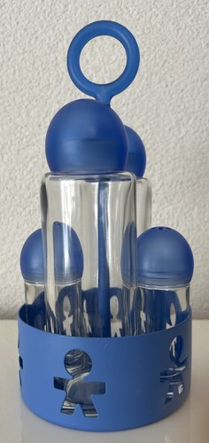 Alessi menage blau öl - , menage,