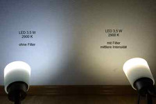 Warmweiß led filter - 5x,