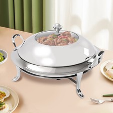 Rund chafing dish - chafing, buffetwarmer