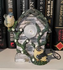 Deko LED Solarleuchte Vogelhaus mit 2 Vögeln defekt/leere Batterie/Bastler