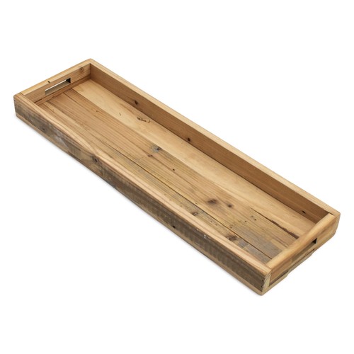 Holz deko tablett natur - deko,