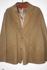 Lederjacke, mittelbraun mit
