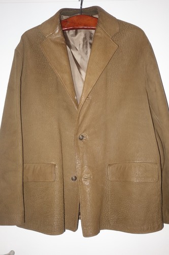 Lederjacke mittelbraun mit - lederjacke,,