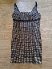 Versace Kleid Schwarz Weiß