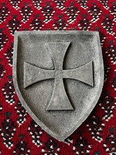 Templer Kreuz Wappen Relief