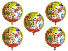 5x  Folienballon Helium Ballon