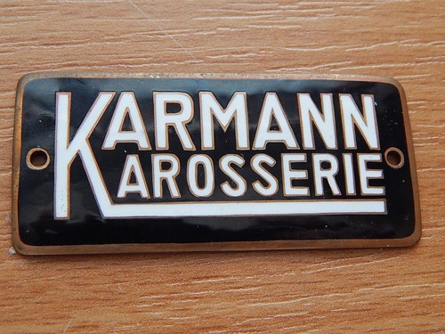 Alte emaillierte karmann - alte,