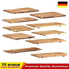 vidaXL Tischplatte Massivholzplatte Akazie Natur Baumkante mehrere Auswahl DE