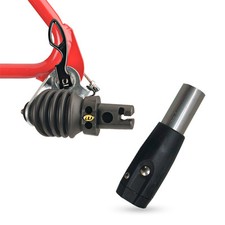 Weber Set Kupplung E und Deichselanschluss mit Schloss für Croozer Kid 1 und 2 