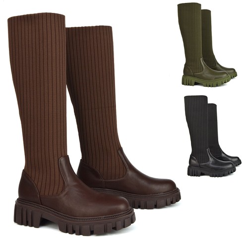 Damen kniehohe stiefel - damen,