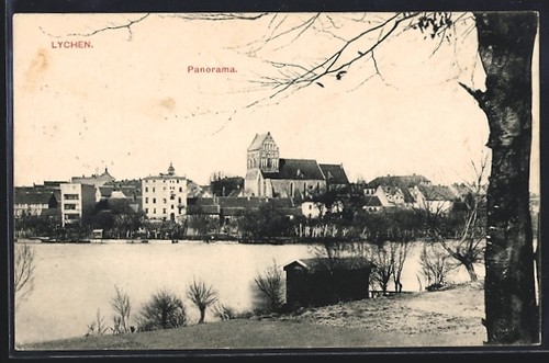 Lychen teilansicht mit - lychen,,