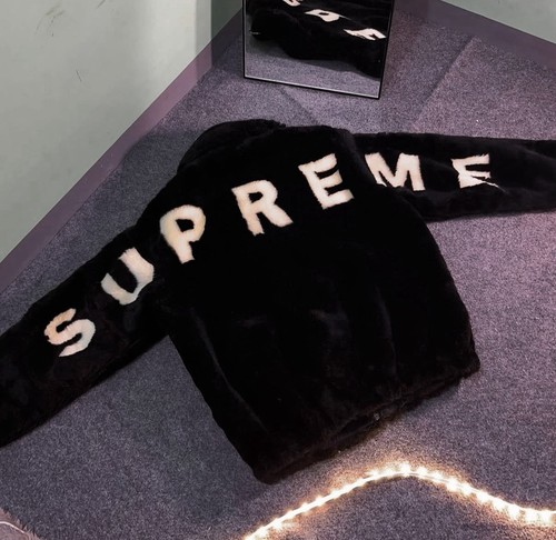 Supreme faux fur bomber - bomber, jacket