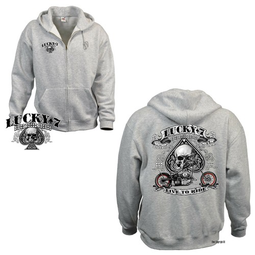 Biker jacke sweatshirt hoodie - biker,