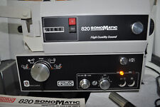 EUMIG 820 SONOMATIC Normal 8 + Super 8 TONFILMPROJEKTOR LICHTSTARK + 4 Ero. Film