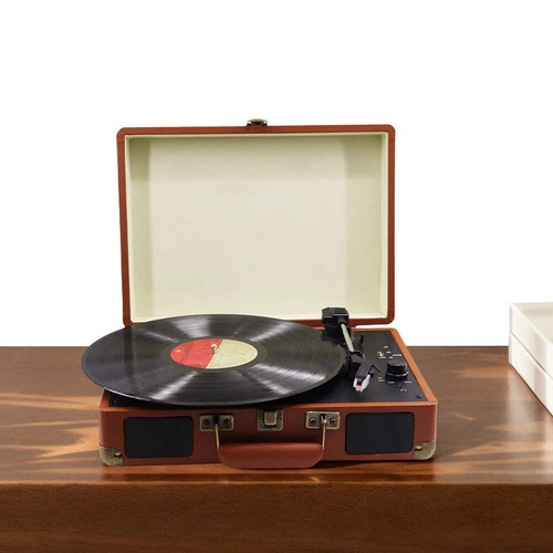 Retro vinyl record player - retro,