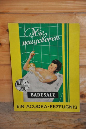 Altes reklameschild ddr 50er - reklameschild,