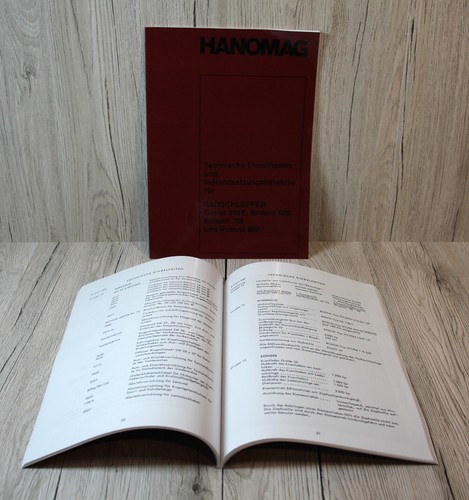 Hanomag werkstatthandbuch - hanomag,