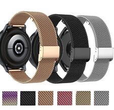 Hochwertig Edelstahl 20 mm Uhrenarmband Milanaise  Metall 6 Farben