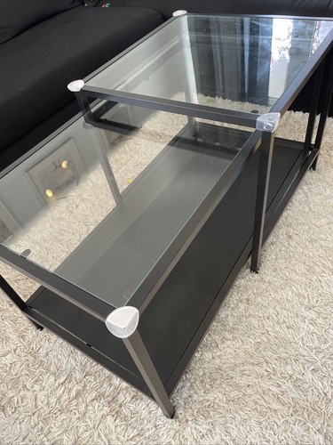 Couchtisch glas schwarz - couchtisch,