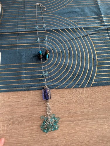 Kette vintage lang glas - vintage,